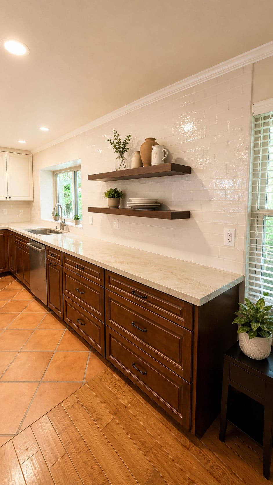 Gallery photos for Custom Kitchen Remodel with Warm Wood Cabinetry and Smart Storage: Image #1