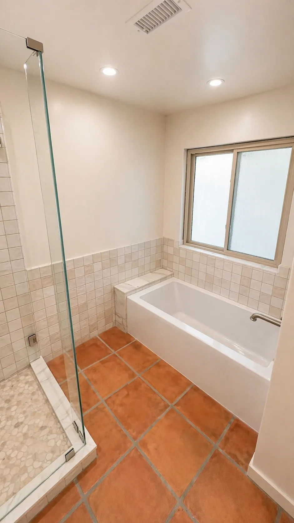 Gallery photos for Modern Spanish Master Bathroom Remodel With Warmth and Character: Image #3