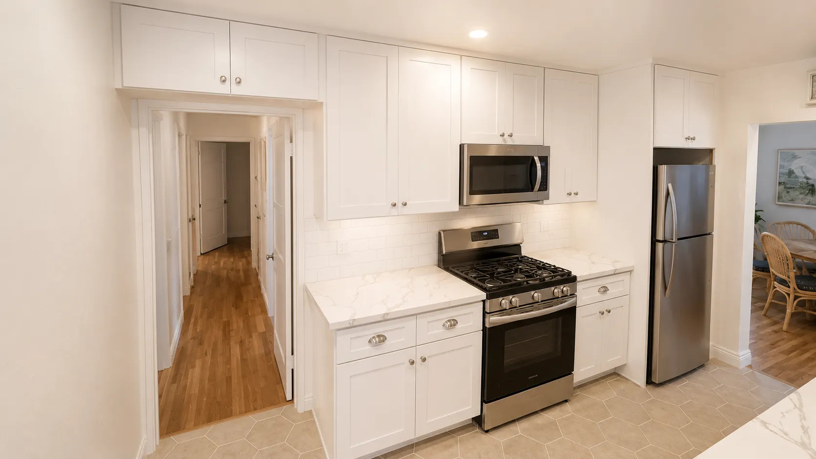 Gallery photos for La Jolla Kitchen Remodel That Made a Small Space Work Harder: Image #1