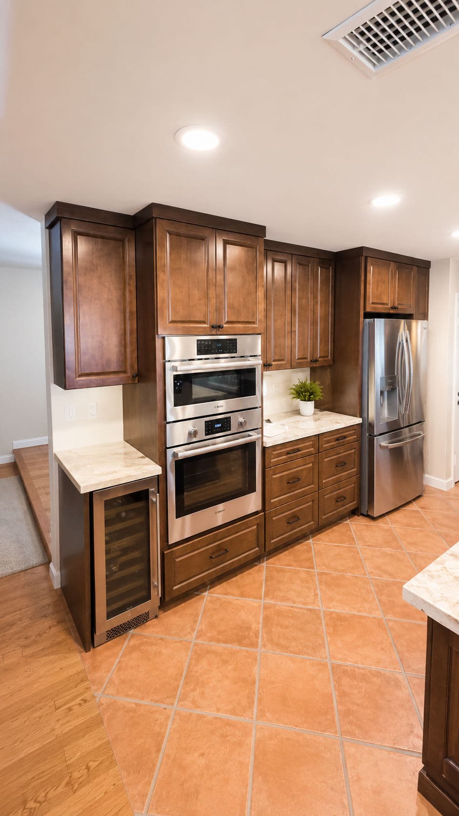 Gallery photos for Custom Kitchen Remodel with Warm Wood Cabinetry and Smart Storage: Image #2