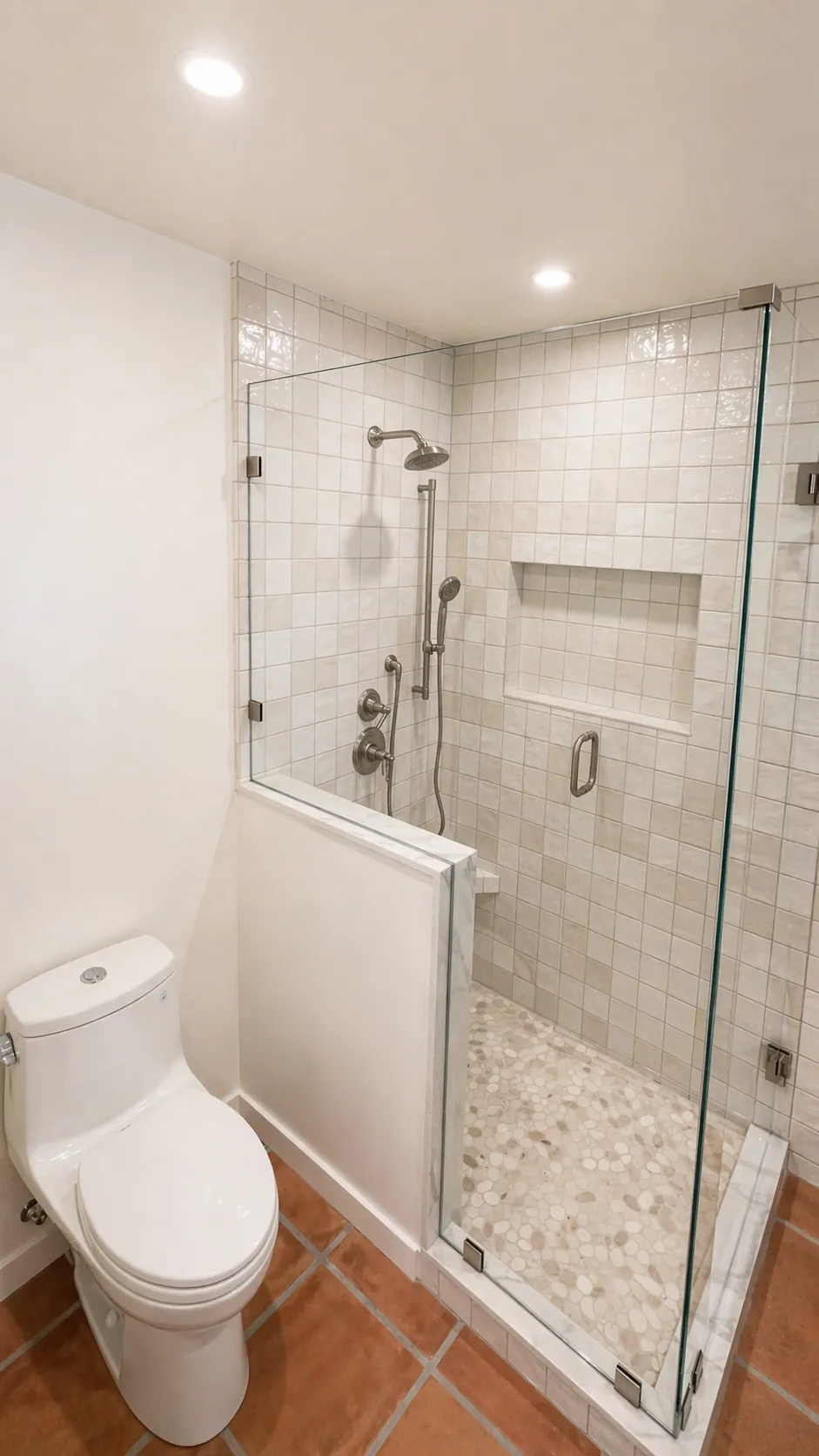 Gallery photos for Modern Spanish Master Bathroom Remodel With Warmth and Character: Image #2