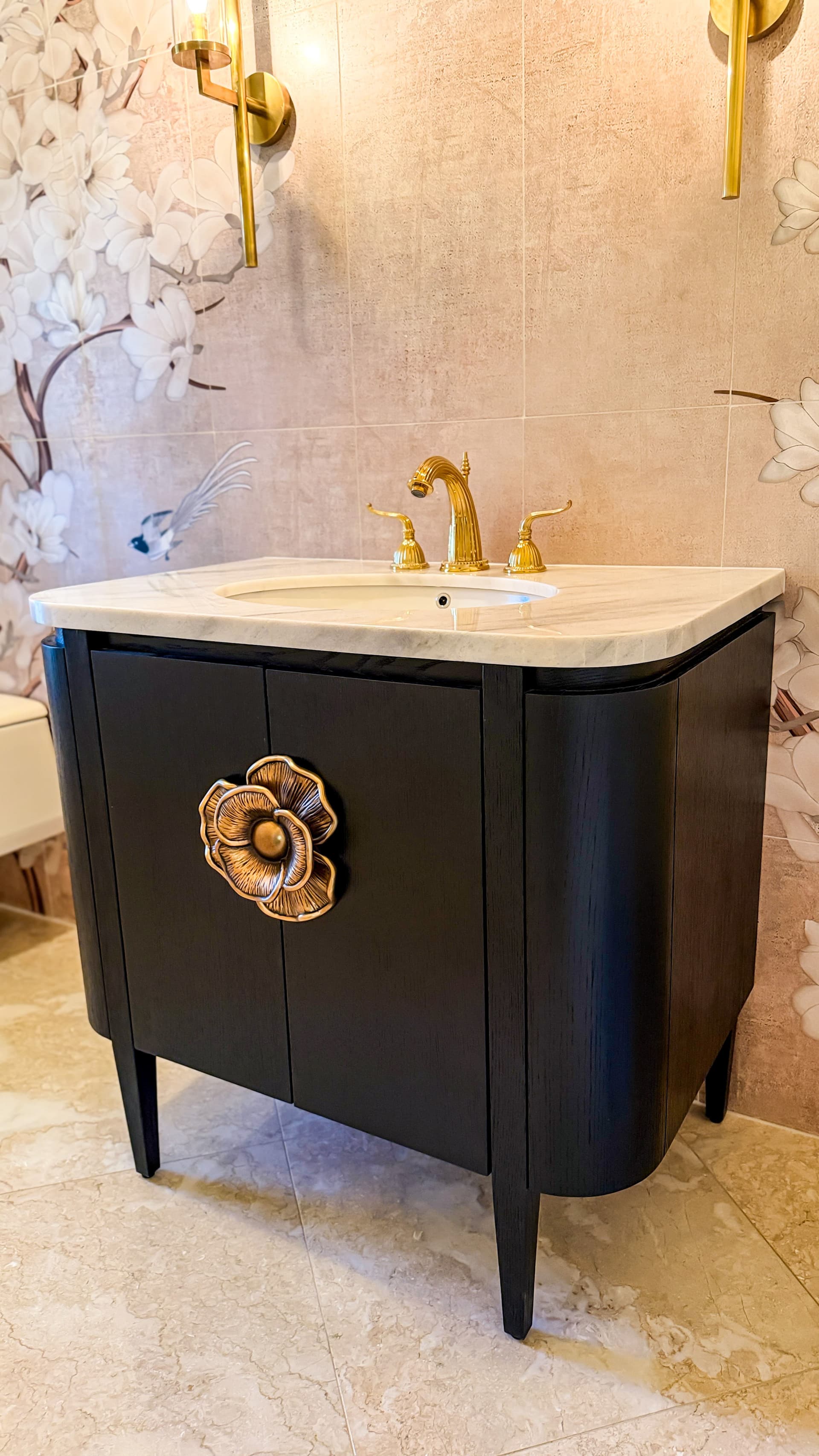 Gallery photos for Luxury Powder Bathroom Remodel: Image #1